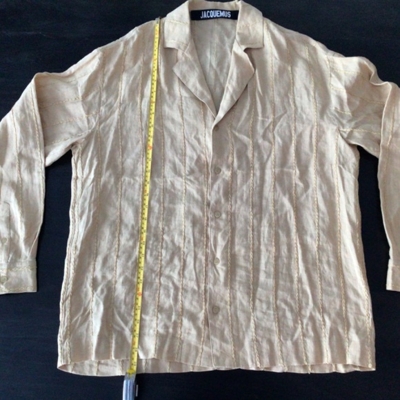 Jacquemus Beige Casual Button Down Shirt - Picture 3 of 10